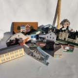 Lot of Decorative Wooden Houses