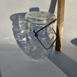 Ball Ideal Pint Size Jar with Glass Lid and Bail Wire