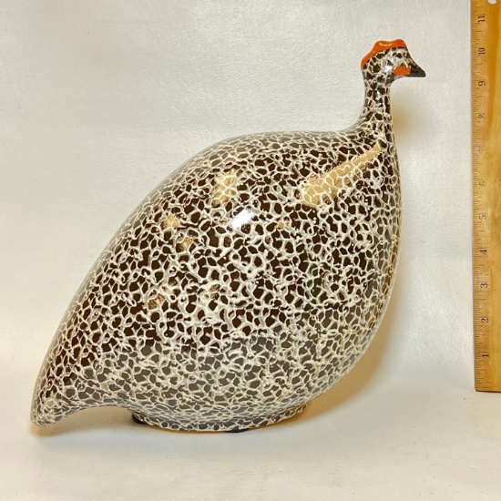 La Pintade Large Handmade Guinea Hen - Made in France