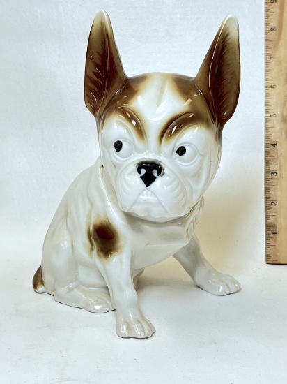Heavy Porcelain French Bulldog Figurine