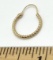 14K Gold Hoop Earring