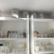 Cabinet Lot of Various Glassware