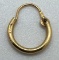 14K Gold Small Hoop