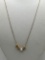 14K Gold Necklace with Unique Clasp Signed Speidel