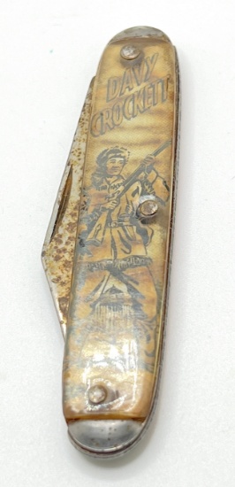 Vintage Davy Crocket Single Blade Pocket Knife