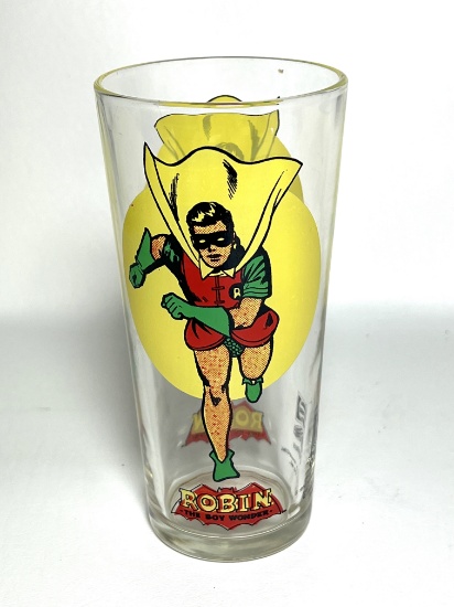 1976 Super Series by Pepsi "ROBIN - THE BOY WONDER" Collectible Glass