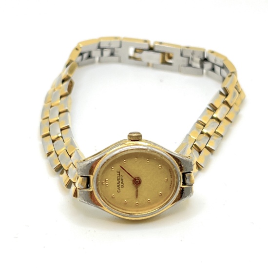 Vintage Gold Tone Ladies Caravelle Watch