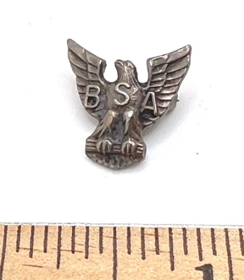Vintage Sterling Silver Eagle Scouts Pin