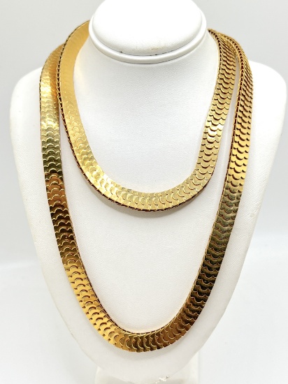 29" Thick Gold Tone Necklace