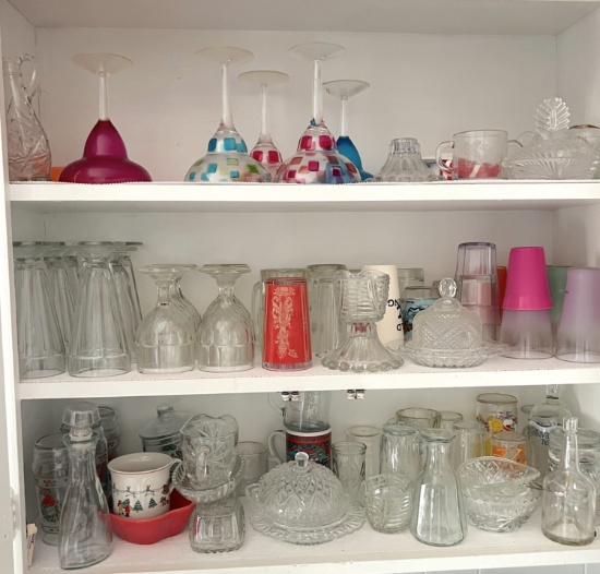 Lot of Various Drinkware & Crystal Online Auctions Proxibid