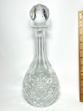 Tall Crystal Decanter with Stopper