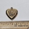 Vintage 1/20 10K Gold Filled Army Sweetheart Charm Bracelet Locket