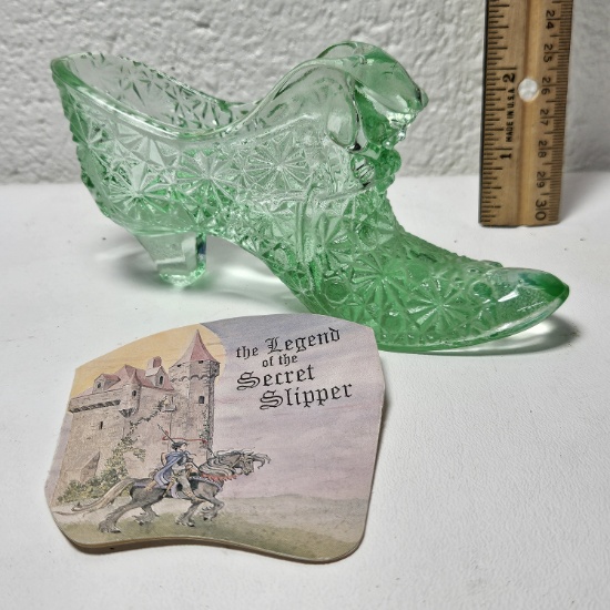 Fenton Glass Slipper