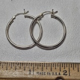 Sterling Silver Hoop Earrings