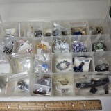 Tray of Assorted Pendants For Jewelry Making