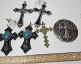 Lot of Cross Ornaments