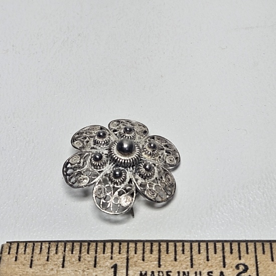 Vintage 83.5% Silver Pin