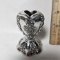 Vintage Brighton Silver Tone Heart Shaped Candle Holder