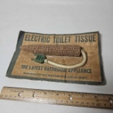 Vintage Gag Gift, Electric Toilet Paper