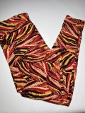 Multi-color Pattern LulaRoe Leggings Size Tall & Curvy (12-18)