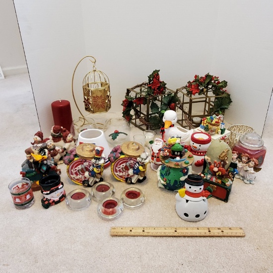 Lot of Christmas Candles