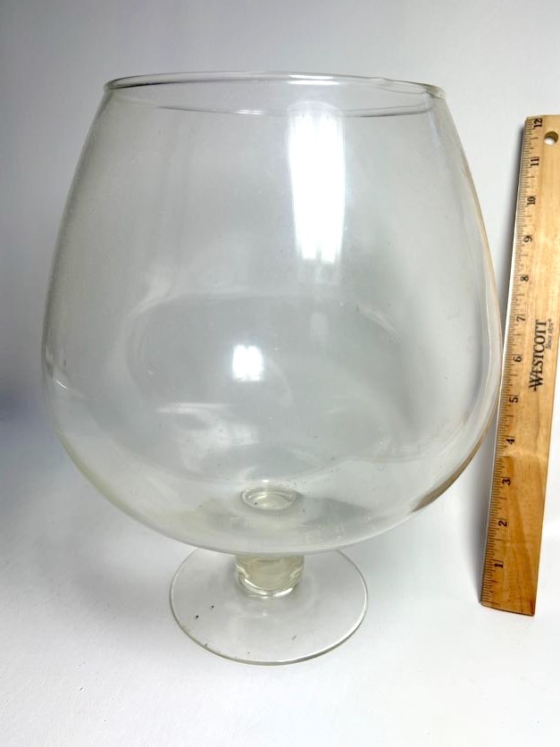 Large Brandy Glass Vase or Terrarium Proxibid