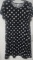 LulaRoe “Jessie” Dress Black with White Dots, 2XL