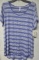 LulaRoe “Classic T” Periwinkle Stripe, 3XL, NWT