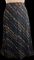 LulaRoe Madison Skirt Black with Gold Pattern Size XL - New with Tags