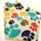 Plus Size Paw Print Capri Leggings