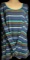 Multi-color Striped LulaRoe Long Sleeve Top Size 3XL