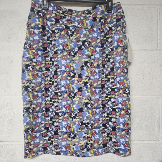 Disney Mickey Mouse LulaRoe “Cassie” Pencil Skirt, XL, NWT