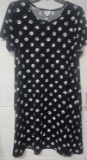 LulaRoe “Jessie” Dress Black with White Dots, 2XL