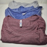 Lot of 3 LulaRoe Solid Tops, 3XL
