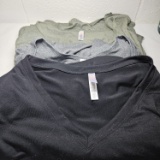 Lot of 3 LulaRoe Tops, 3XL, Black, Heather Gray, Heather Green