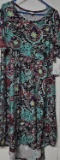 LulaRoe “Carly” Dress, 2XL, NWT