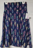 LulaRoe “Azure” Skirt, Medium, NWT