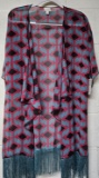 LulaRoe “Monroe “ Kimono Wrap, Large, NWT