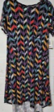 LulaRoe “Carly” Dress, Large, NWT