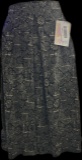 LulaRoe Madison Skirt Black with Sunflower Pattern Size XL - New with Tags