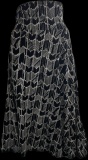 LulaRoe Madison Skirt Black with White Pattern Size Large