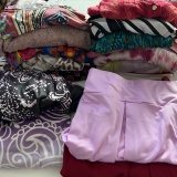 Large Lot of Plus Size Women's Tops & 3 Skirts