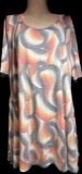 Multi-colored Pattern LulaRoe “Perfect T
