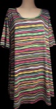 Multi-colored Striped LulaRoe “Perfect T