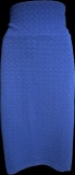 LulaRoe Blue Pencil Skirt Size Large