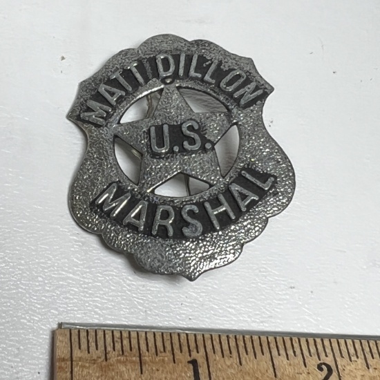 1956 "Matt Dillon" U.S. Marshall Gunsmoke Badge