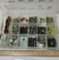 Tray of Assorted Burma Jade Beads