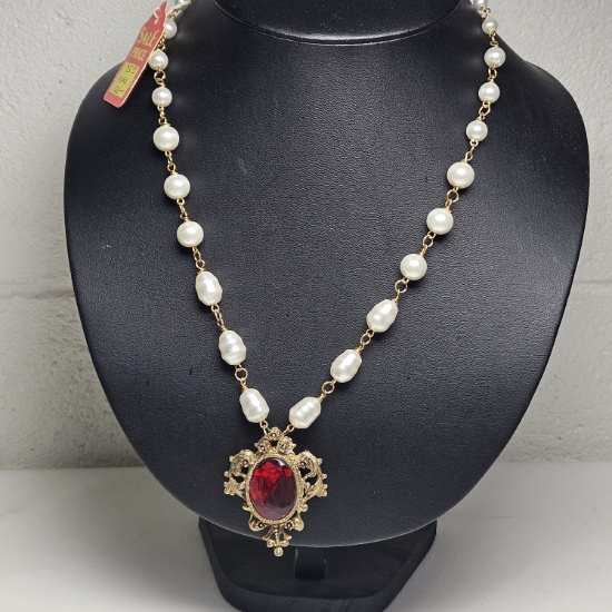 “Baroque Beauty” Renaissance Style Necklace