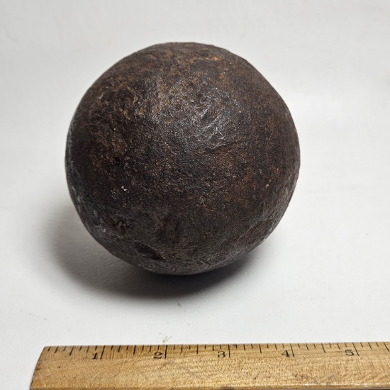 Early Solid Cannonball Dug in Japan in 1970