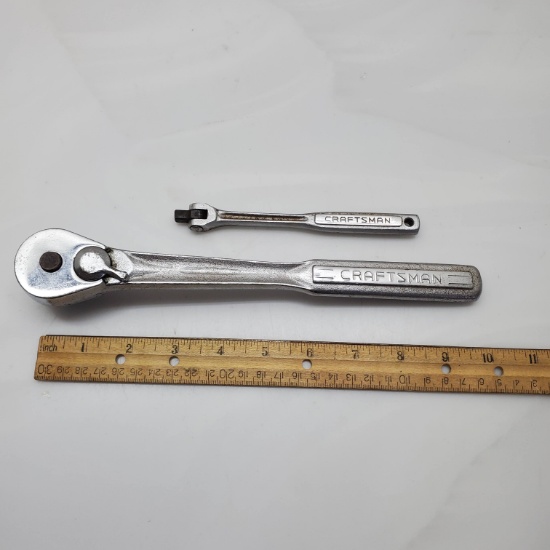 Craftsman ½” Ratchet and ¼” x 6” Breaker Bar, Made in USA